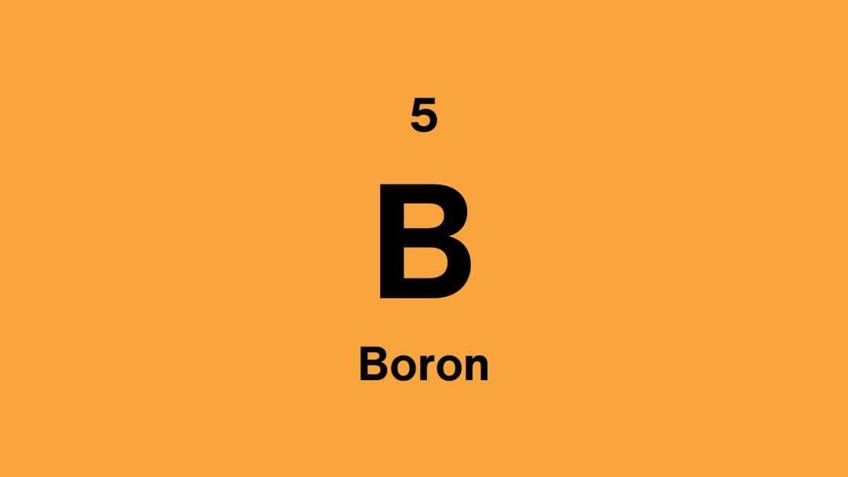 boron element