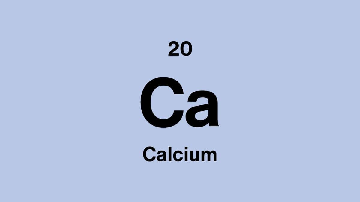 The calcium element blog icon