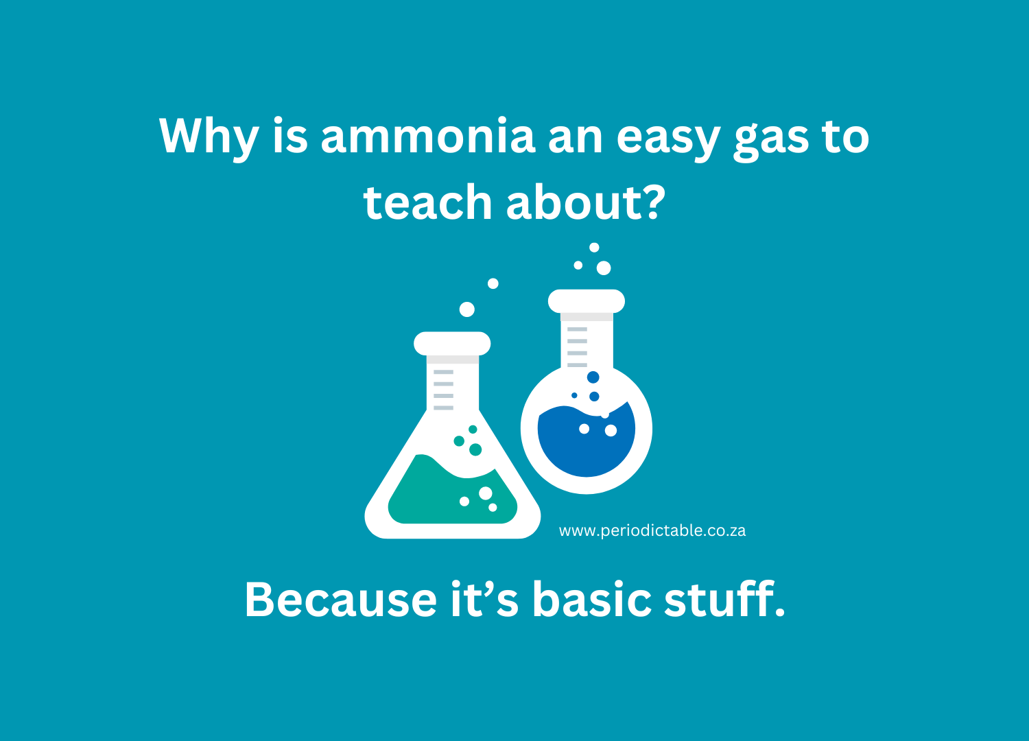 Ammonia basic stuff joke