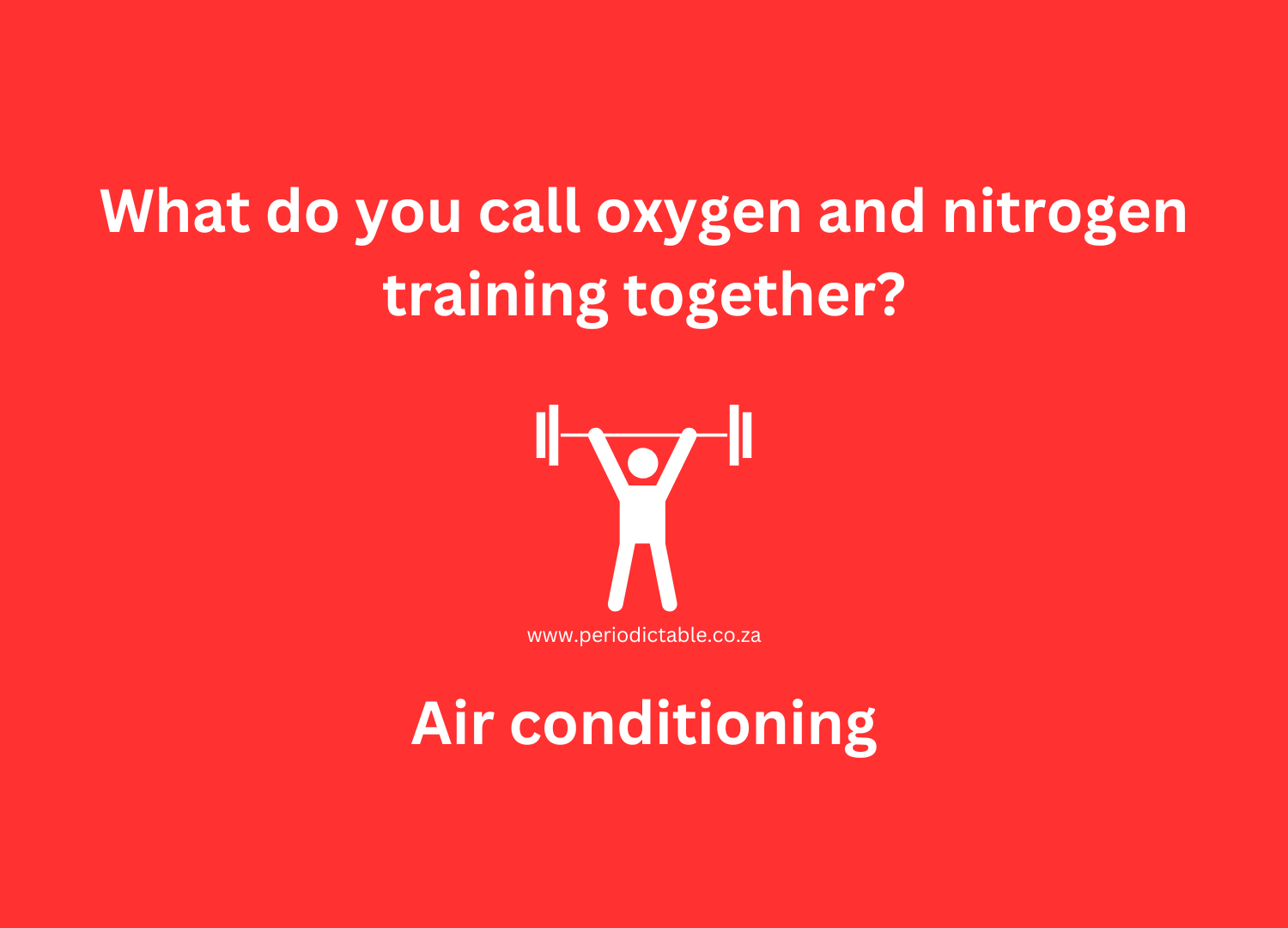 Oxygen and nitrogen joke