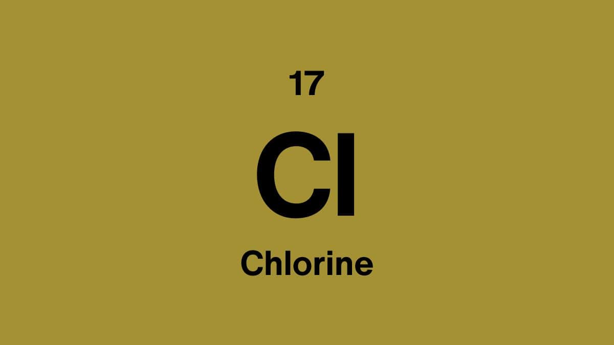 The chlorine element blog icon