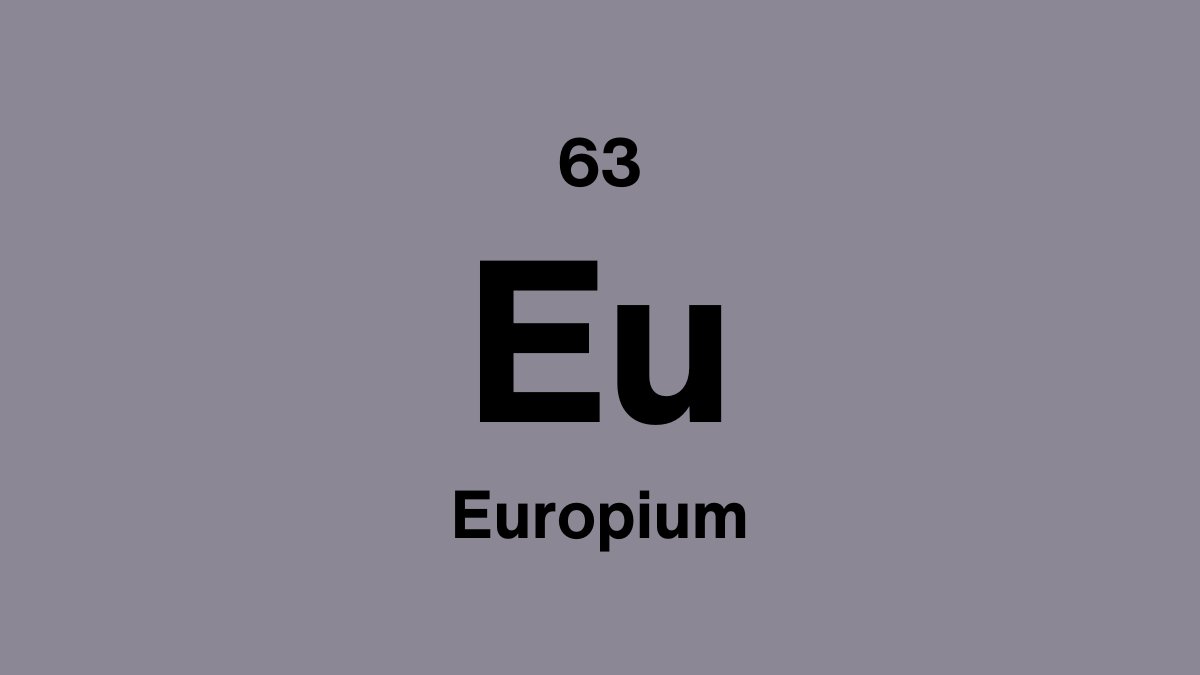 Europium (Eu), element 63