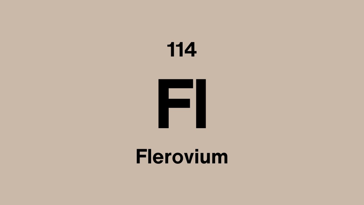 Flerovium (Fl), element 114