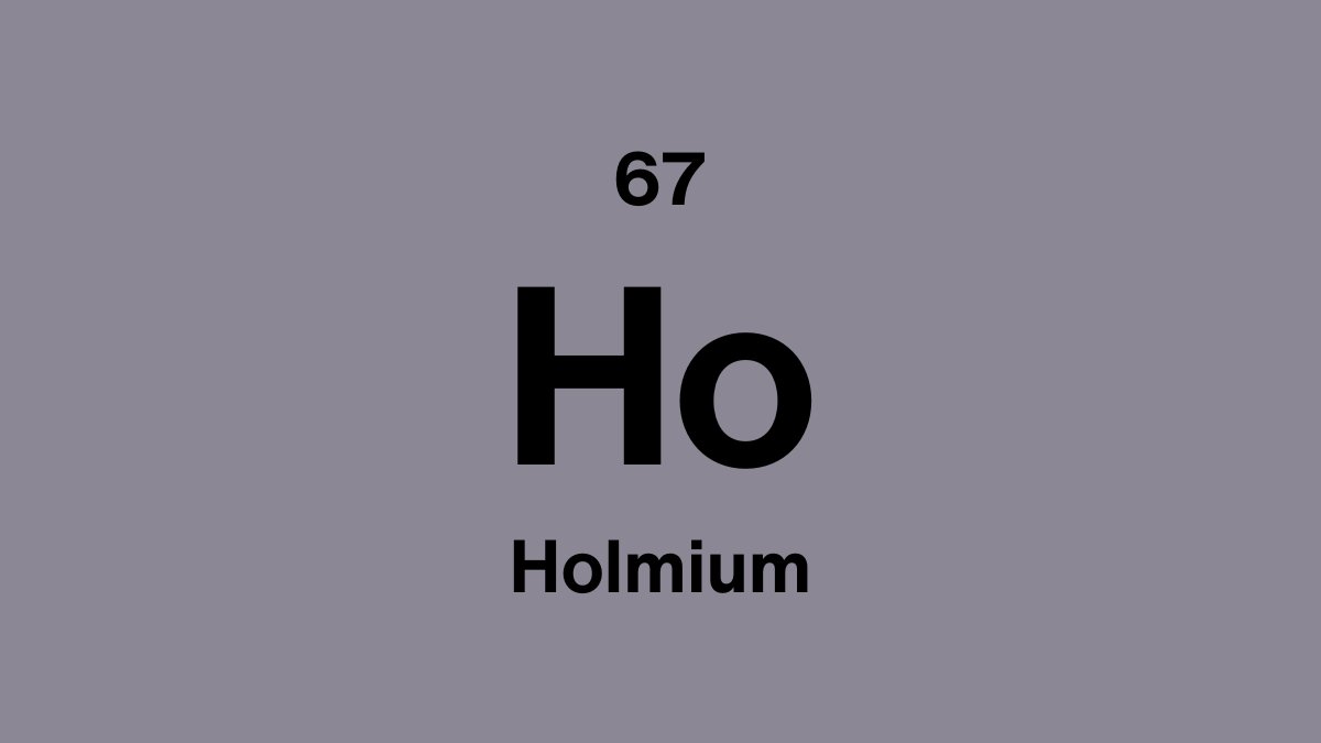 Holmium (Ho), element 67