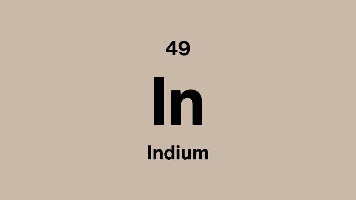 Indium element