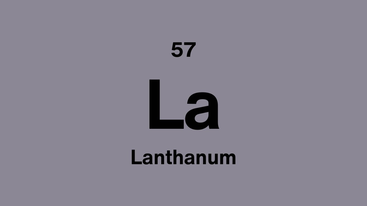 Lanthanum element