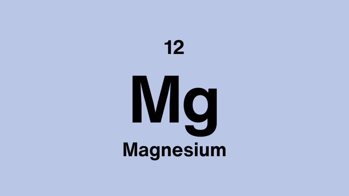 The magnesium element blog icon