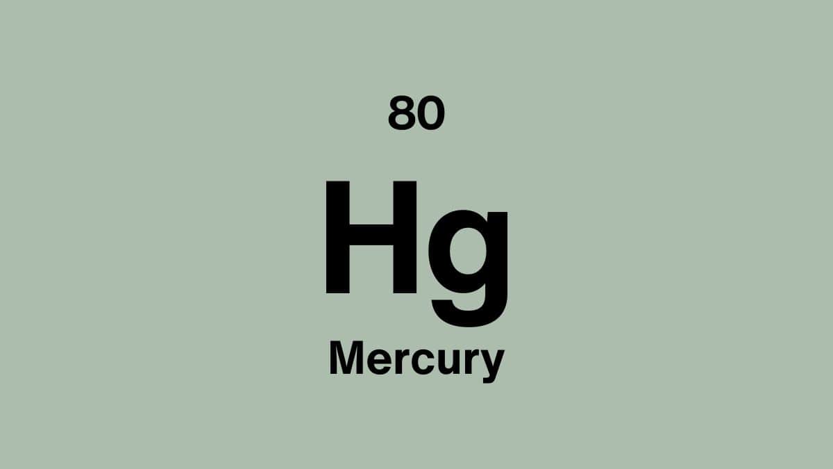 Mercury (Hg), element 80