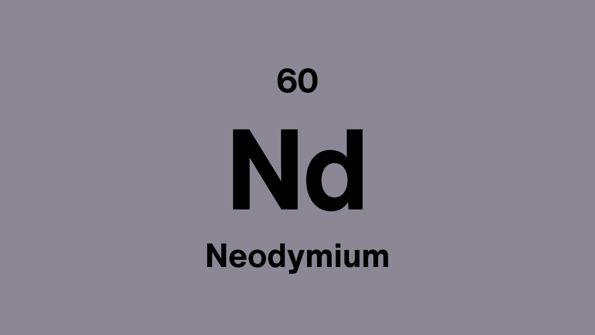 Neodymium element