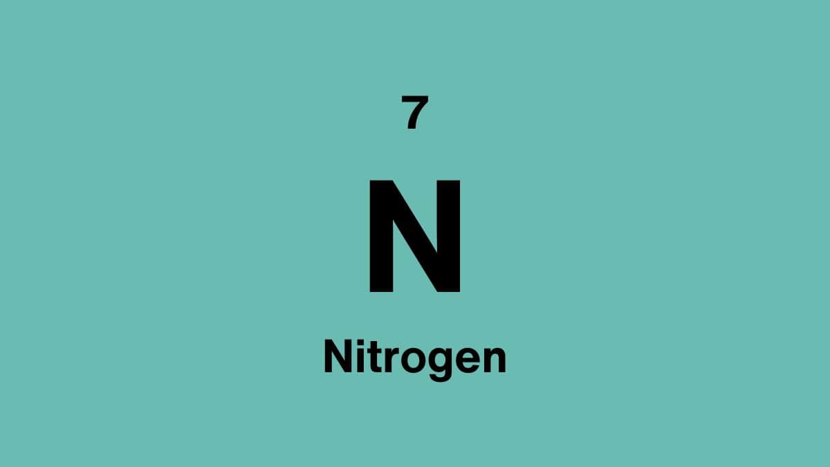The nitrogen element blog icon