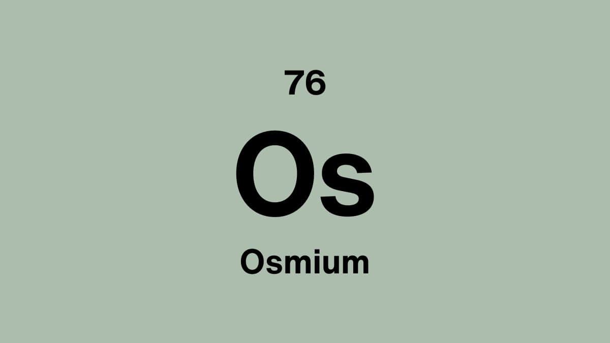 osmium element