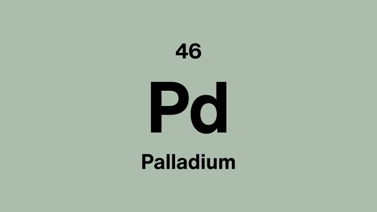 Palladium element