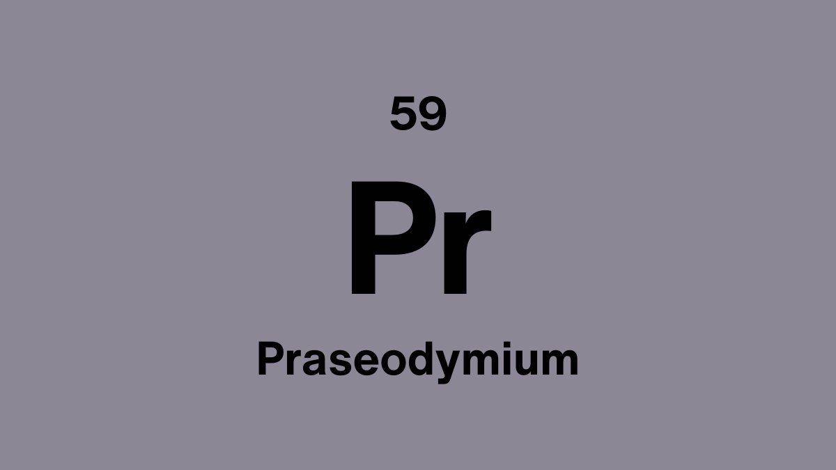 Praseodymium element