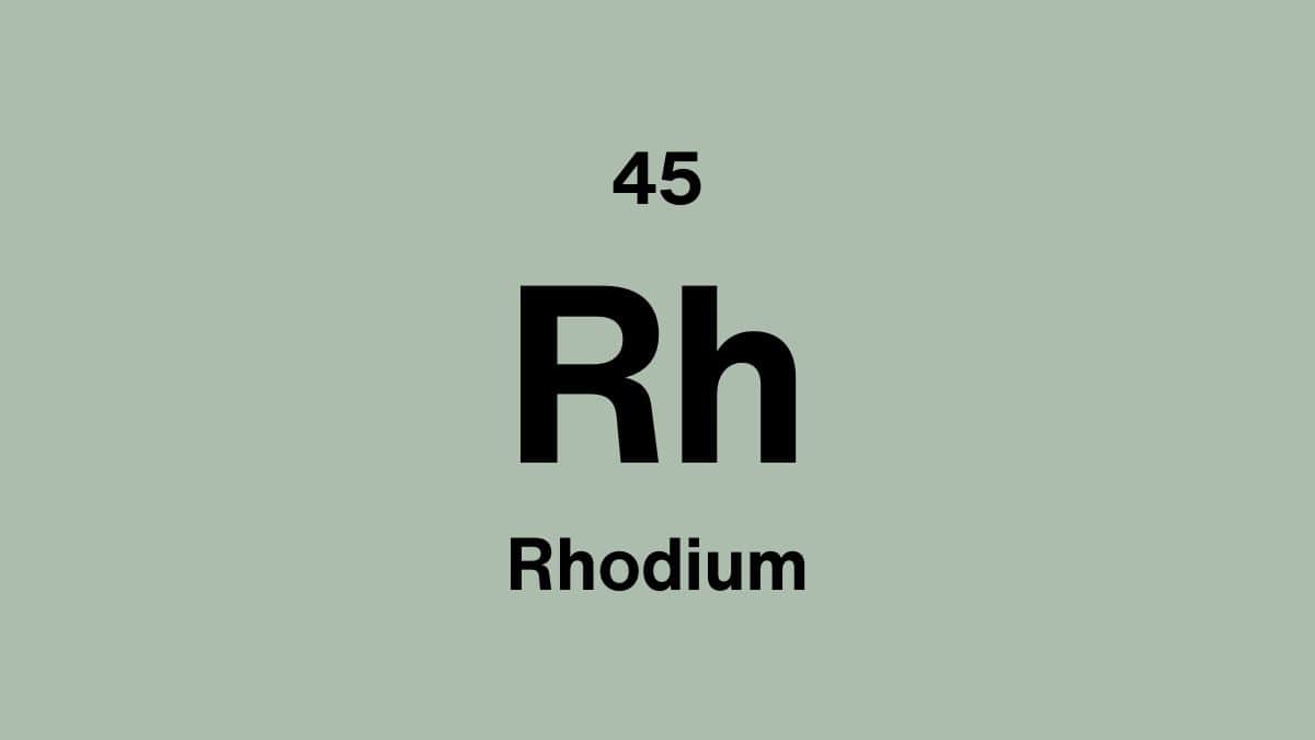 Rhodium element