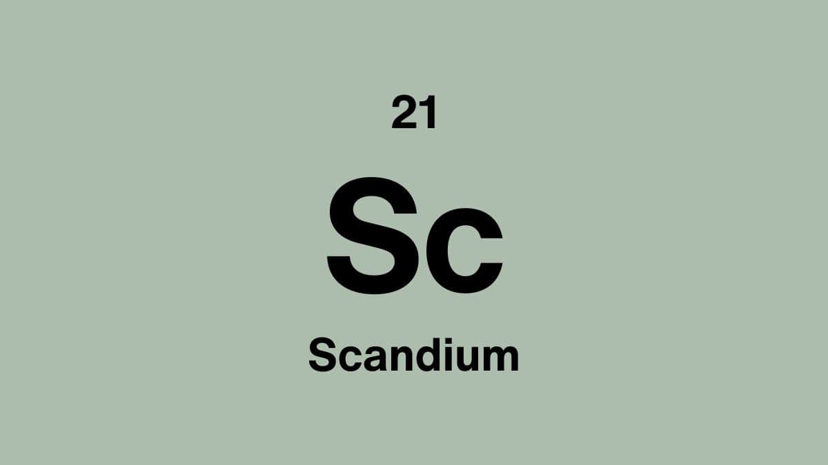 scandium element