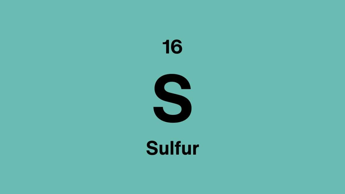 sulfur element